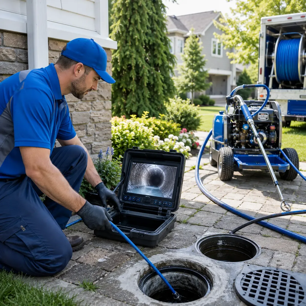 Outdoor drain cleaning professionals serving Ludlow, MA